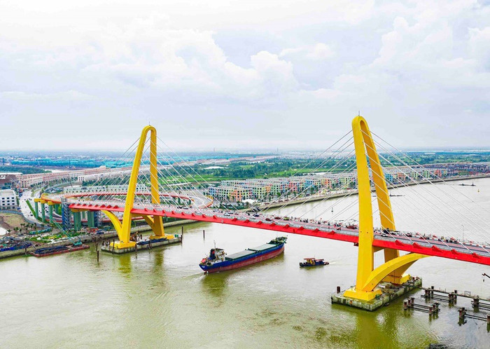 Cầu Hoàng Gia thông xe: Biểu tượng mới của Hải Phòng